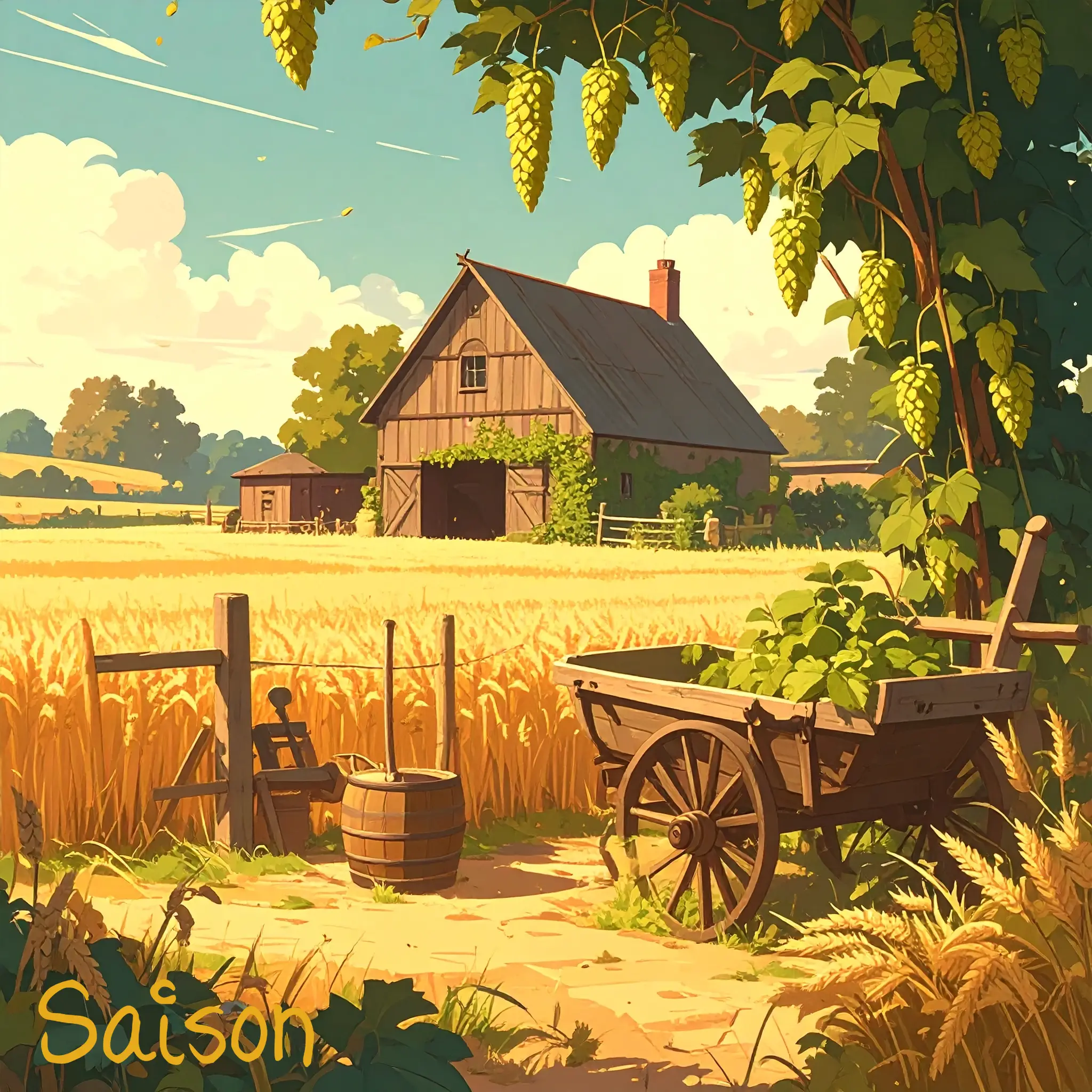 January Saison – 25B, brew photo